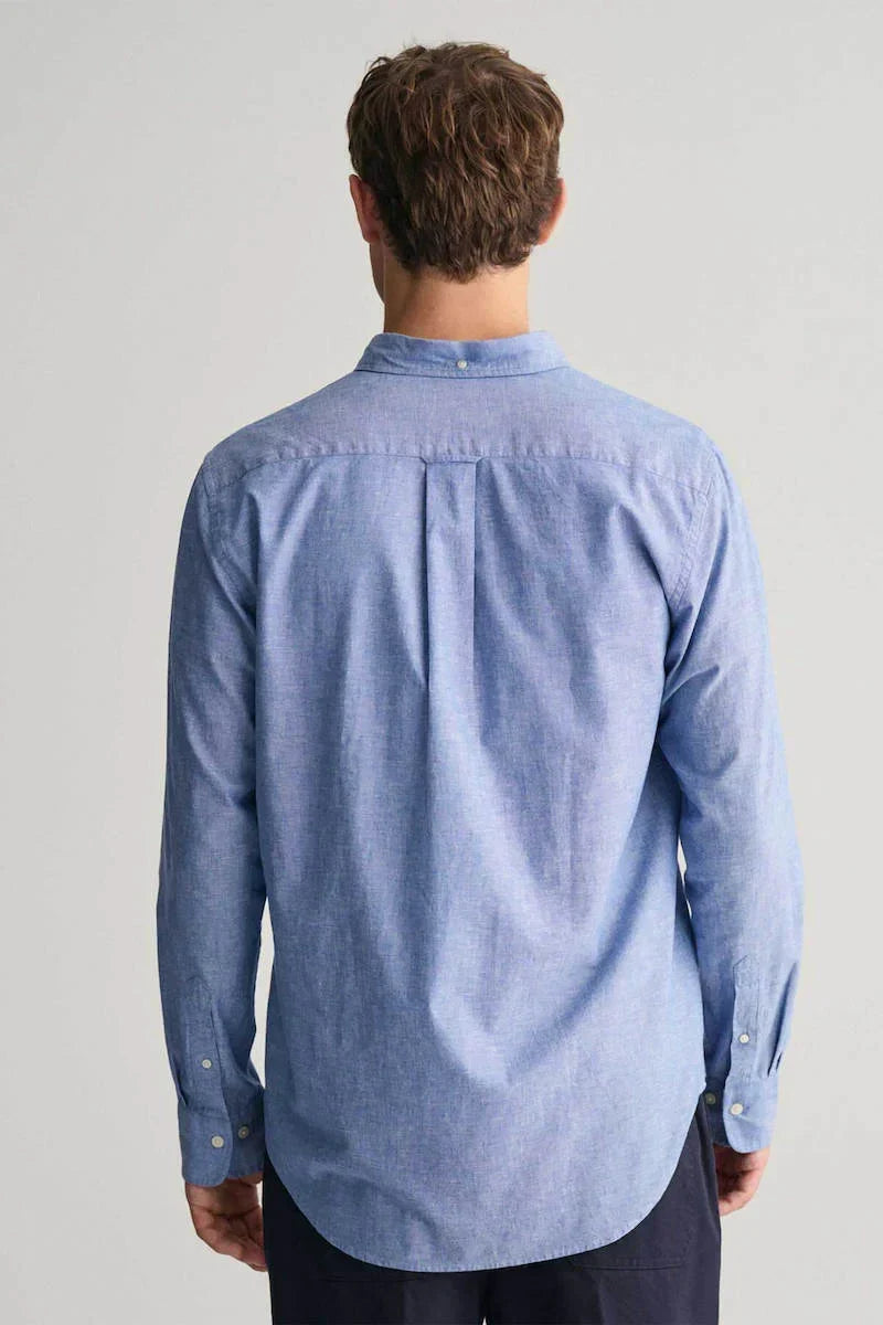 Gant - REG COTTON LINEN SHIRT 407 - LUX54