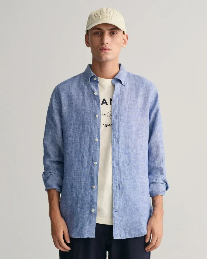 Gant - SLIM LINEN SHIRT 407 - LUX54