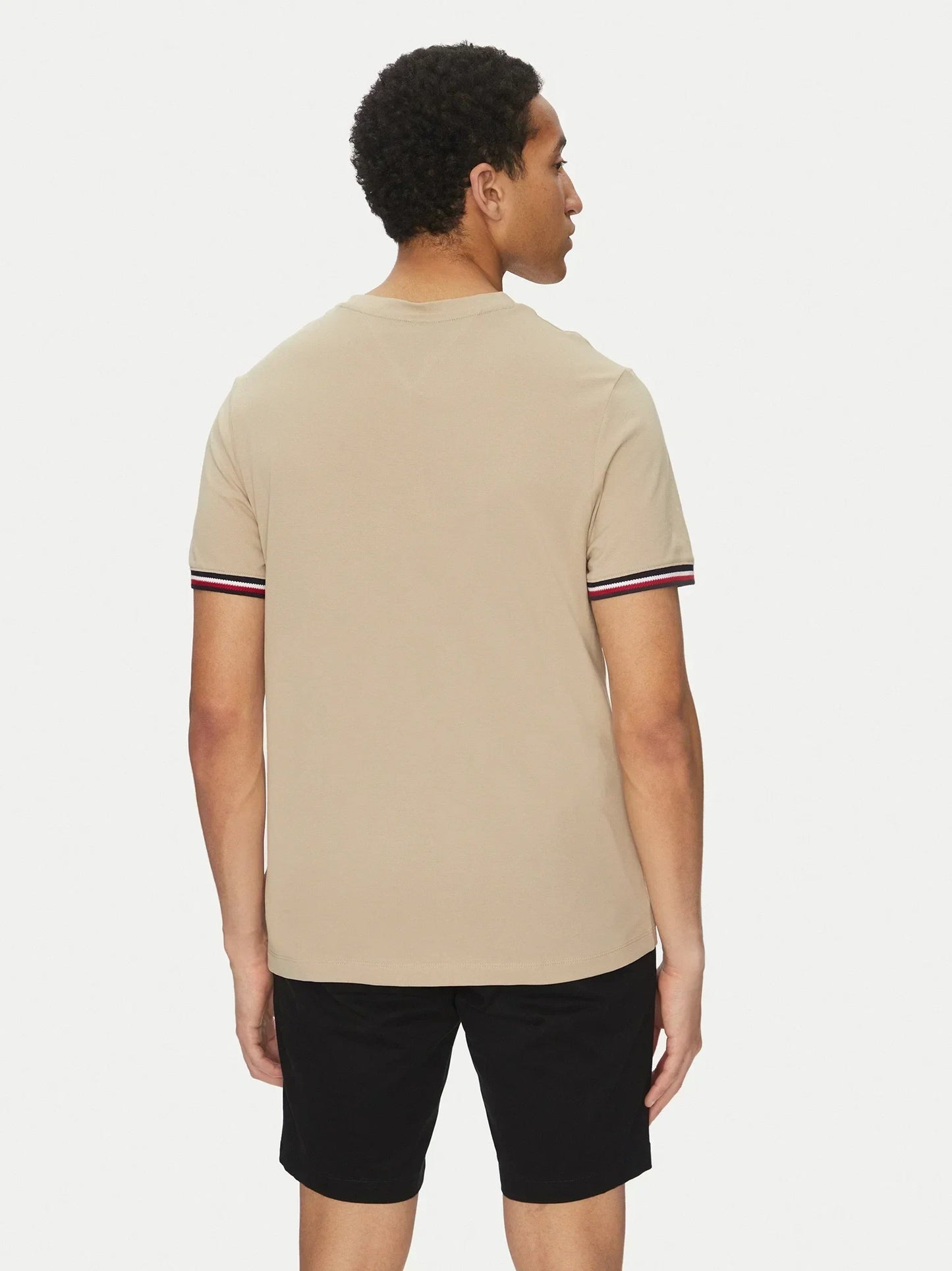 GLOBAL STRIPE CUFF TEE 240715 - LUX54