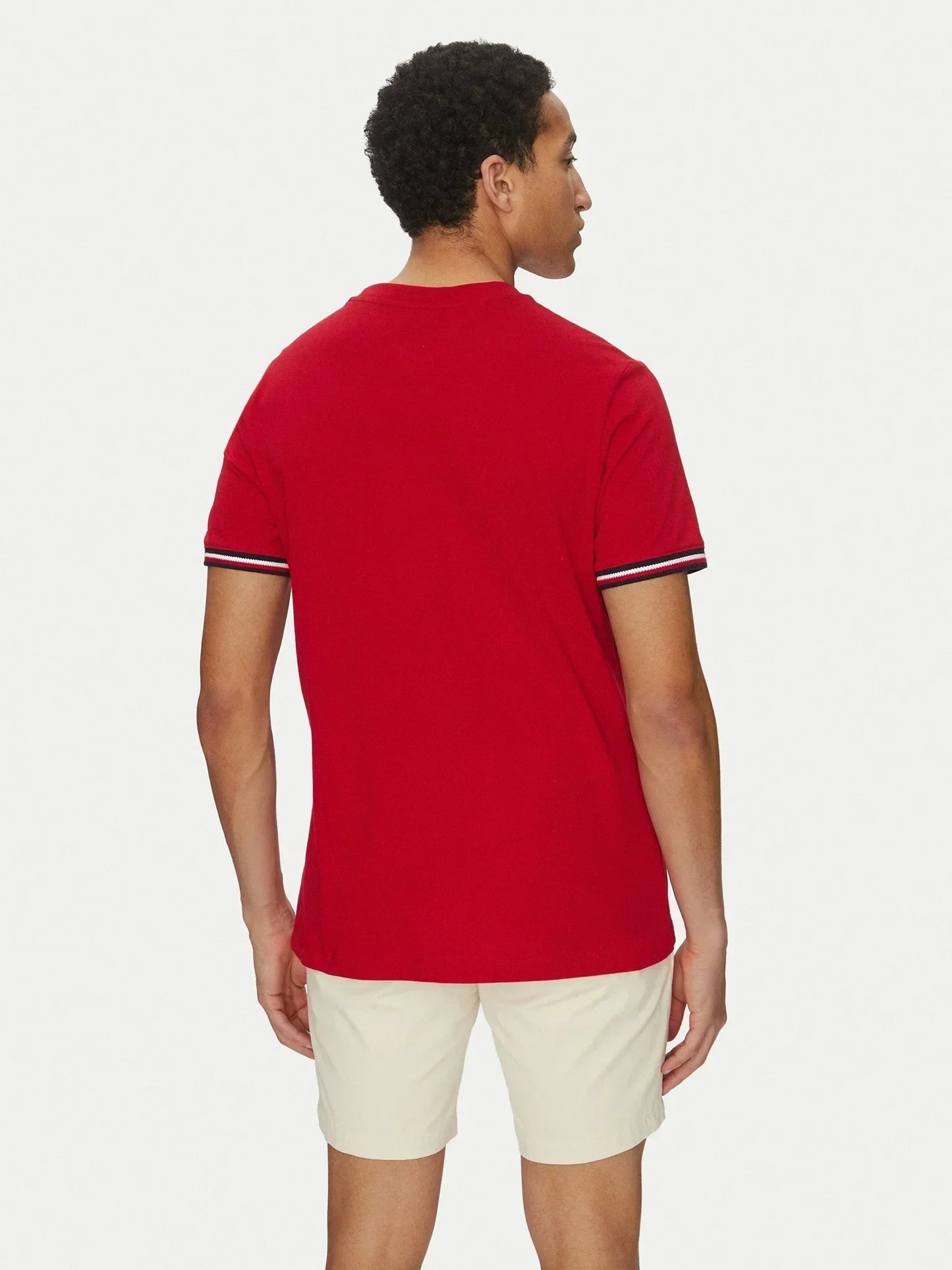 GLOBAL STRIPE CUFF TEE 240716 - LUX54