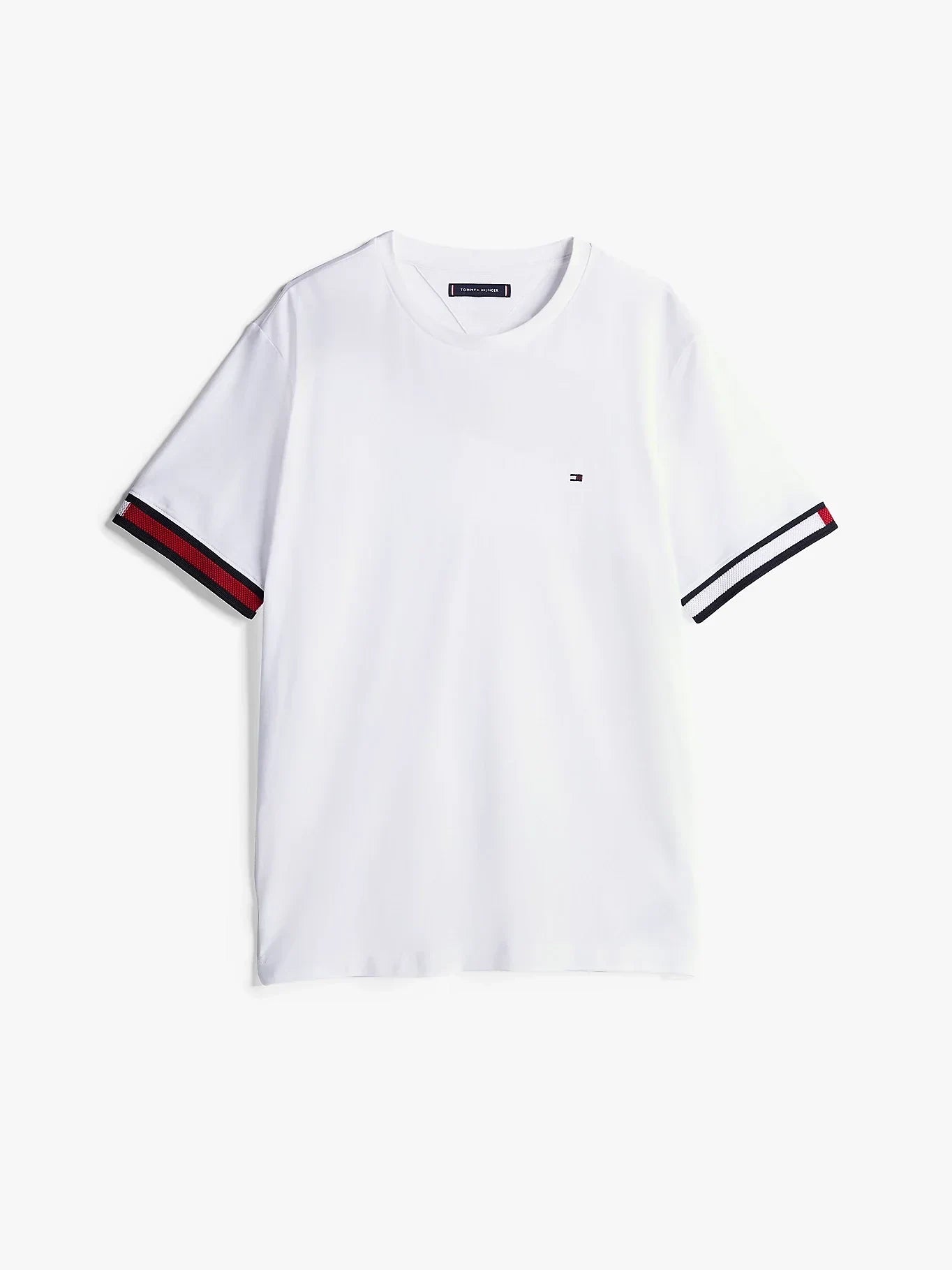 GLOBAL STRIPE FLAG CUFF TEE 236796 - LUX54