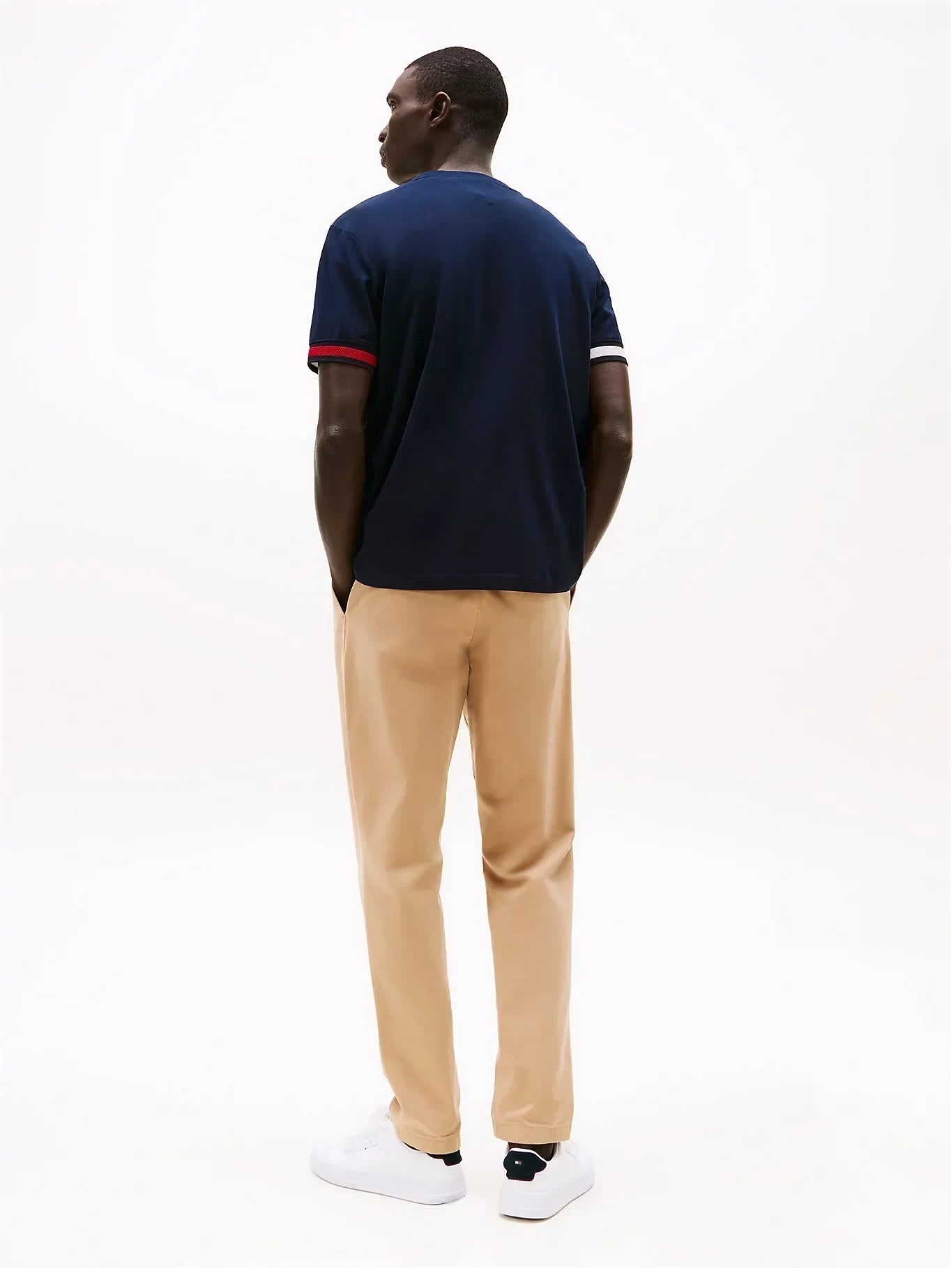 GLOBAL STRIPE FLAG CUFF TEE 237547 - LUX54