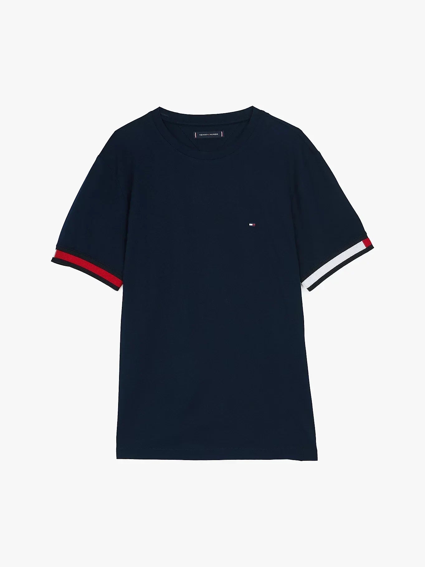 GLOBAL STRIPE FLAG CUFF TEE 237547 - LUX54