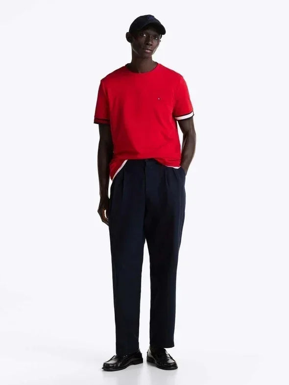 GLOBAL STRIPE FLAG CUFF TEE 237548 - LUX54