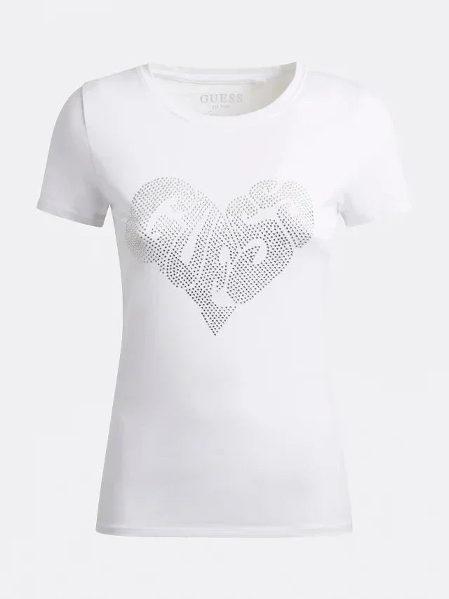 GUESS HEART R3 - ORGANIC STREAM STRETCH JSY 180 W2YI07KA0Q1 G011 - LUX54