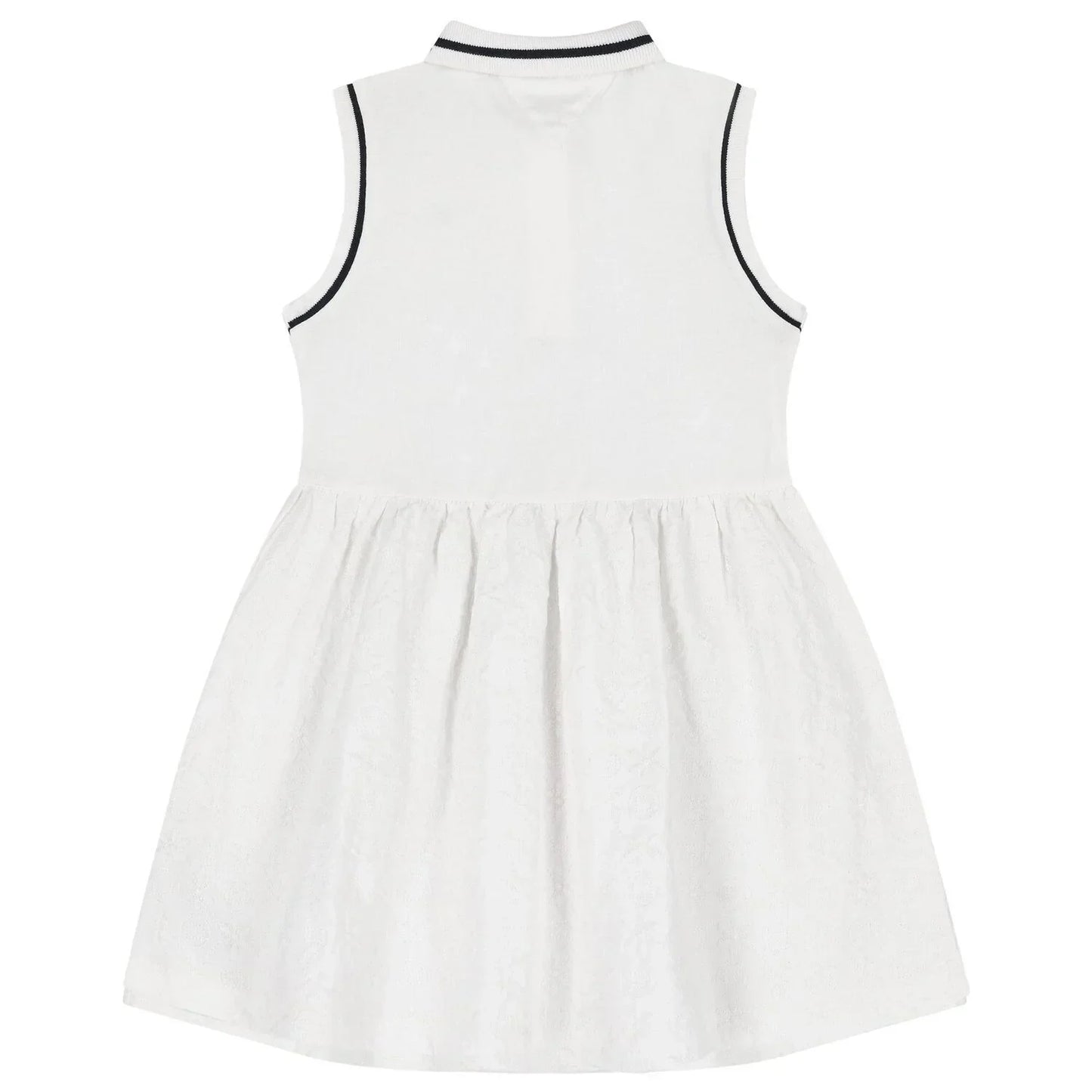 K BRODERIE ANGLAISE POLO SLVLS 39250 - LUX54