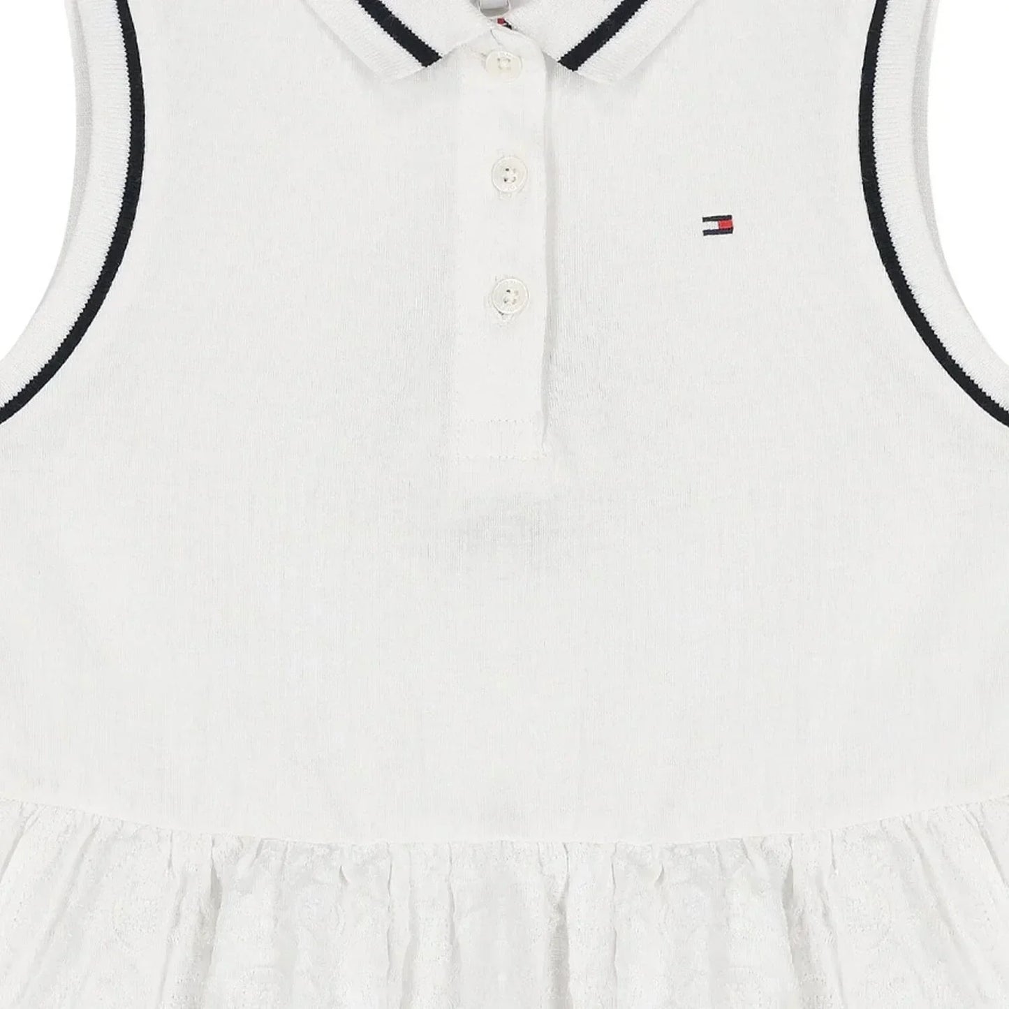 K BRODERIE ANGLAISE POLO SLVLS 39250 - LUX54