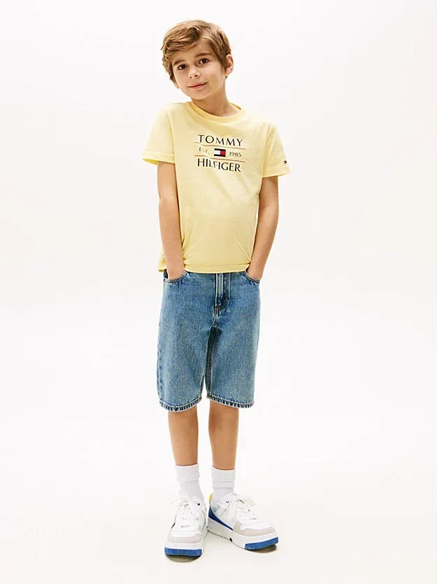 K TOMMY FLAG HILFIGER REG TEE SS 38407 - LUX54