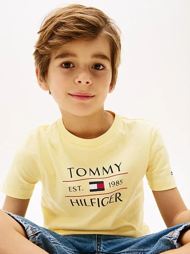 K TOMMY FLAG HILFIGER REG TEE SS 38407 - LUX54