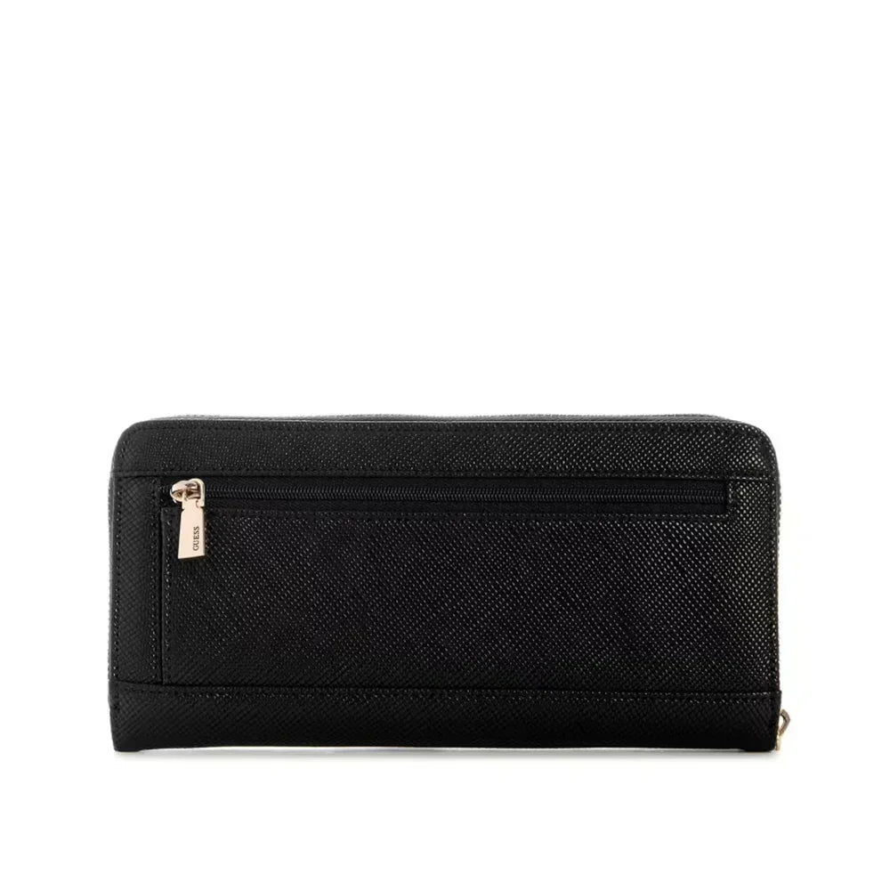 LAUREL II SLG LARGE ZIP AROUND BLA - LUX54