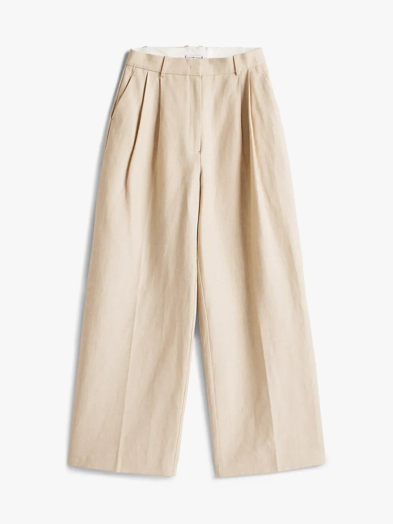 LINEN MIX RLXD STRAIGHT PANTS 241027 - LUX54