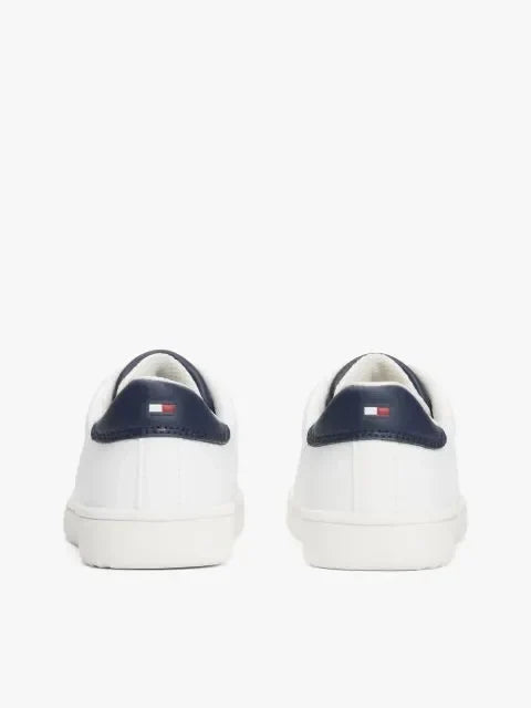 LOW CUT LACE-UP SNEAKER WHITE/B 37929 - LUX54