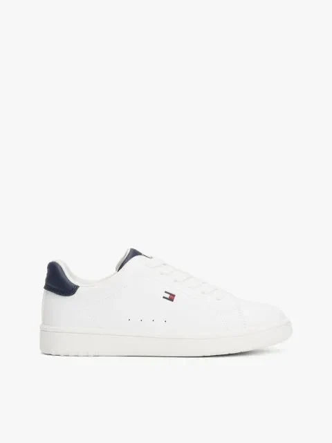LOW CUT LACE-UP SNEAKER WHITE/B 37929 - LUX54