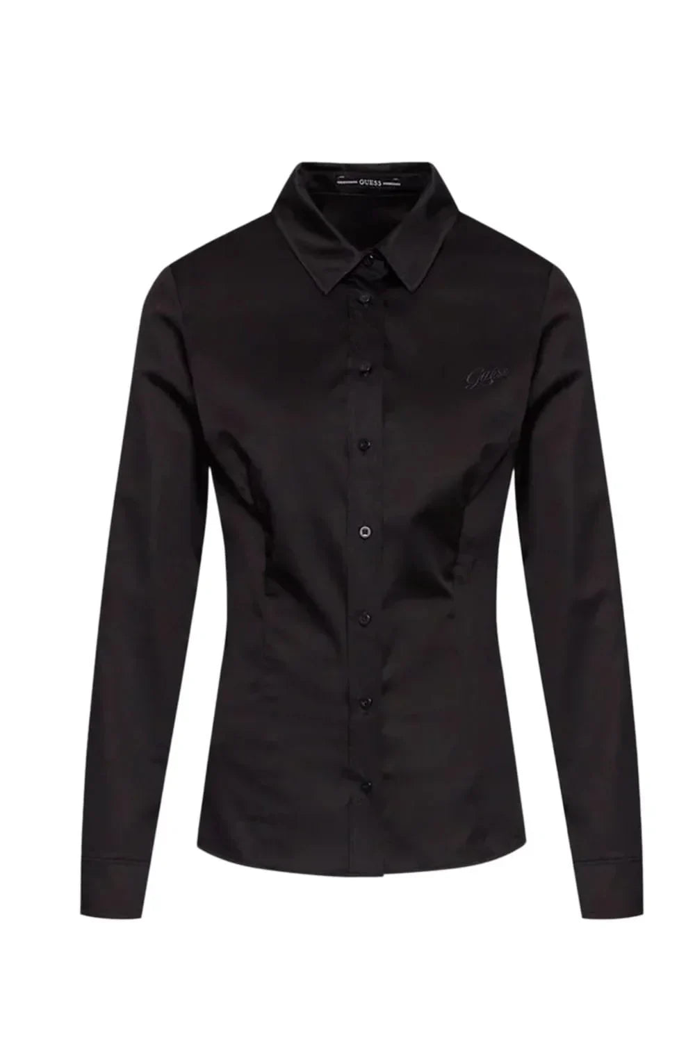 LS CATE SHIRT - SILKY TOUCH STR SATIN W2YH41WAF10 JBLK - LUX54