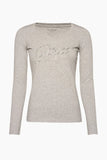 LS CN BRYANNA TEE - STRETCH JERSEY 180 SOLID W2YI49J1300 LMGY - LUX54