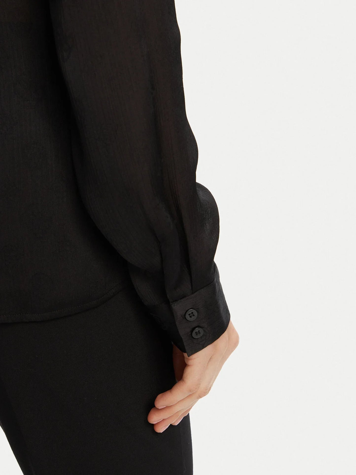 LS MARTHE LOGO SHIRT JBLK - LUX54