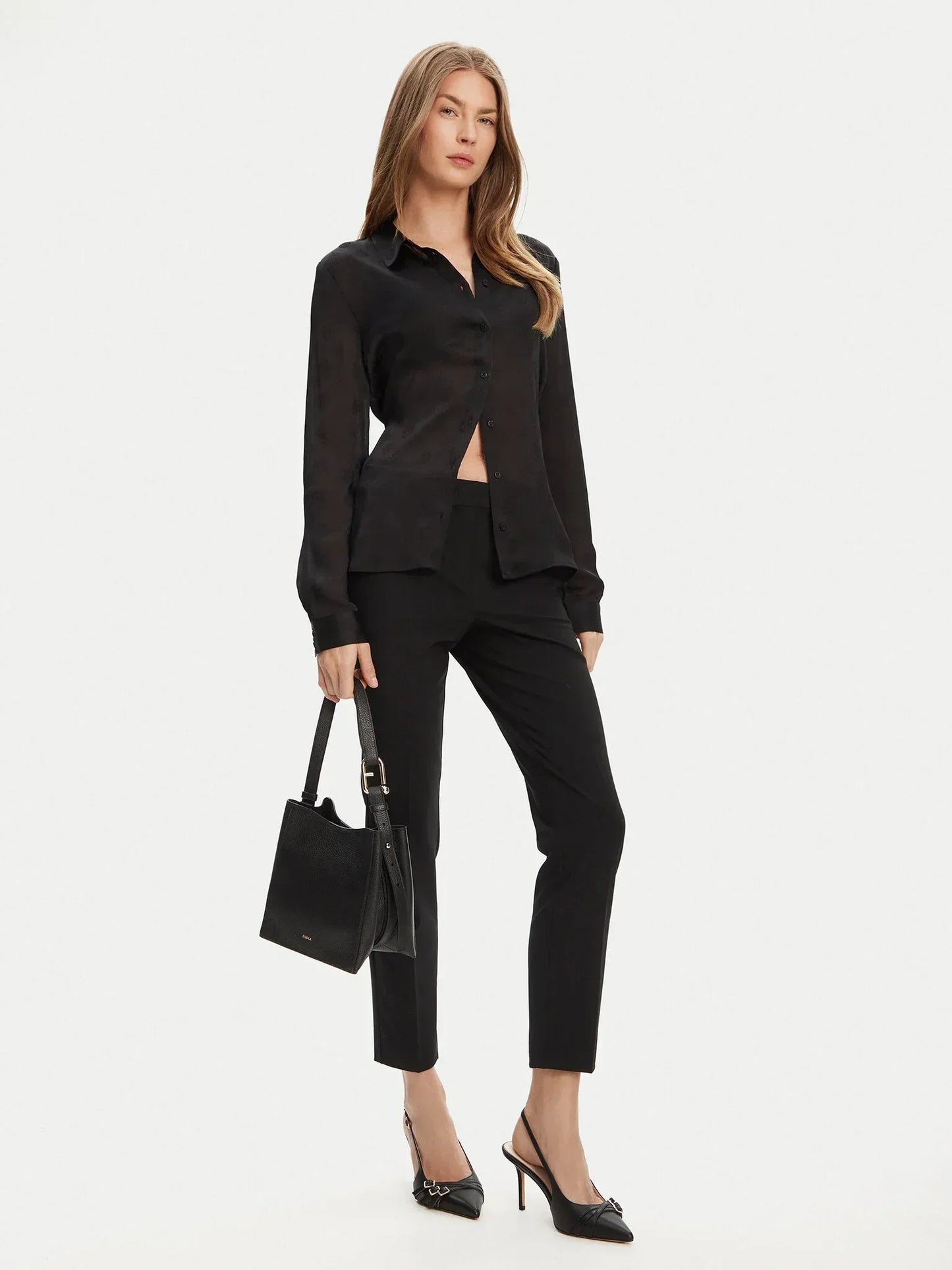 LS MARTHE LOGO SHIRT JBLK - LUX54