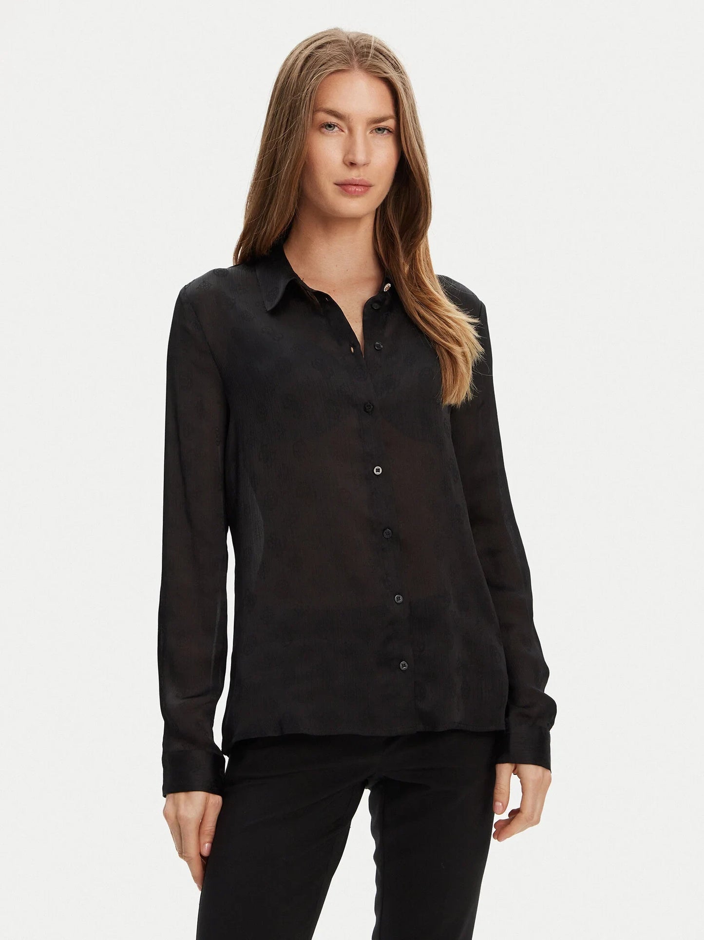 LS MARTHE LOGO SHIRT JBLK - LUX54