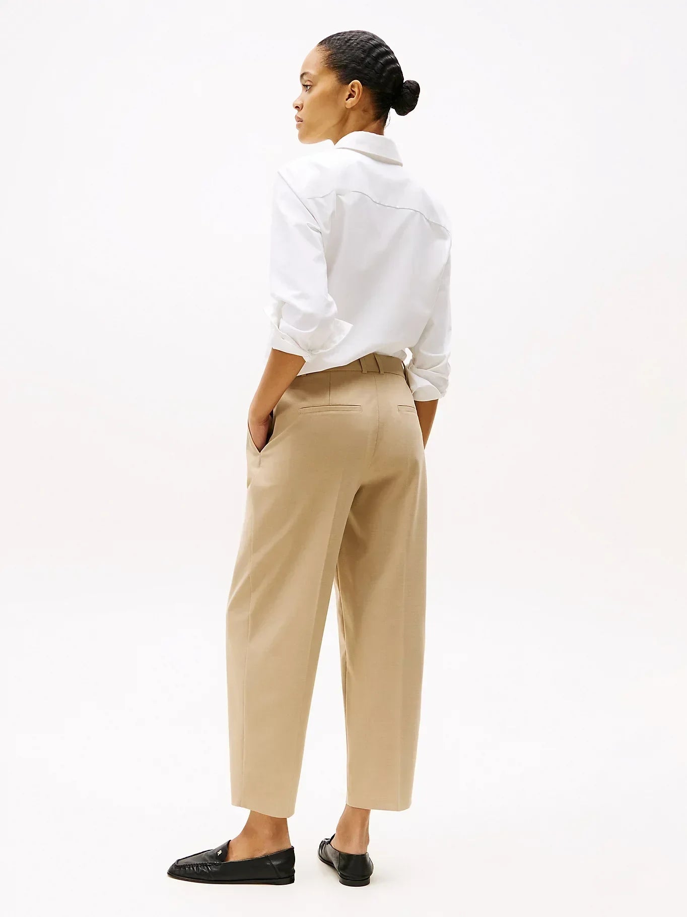 LW BI-STRETCH TAPERED PANTS 240998 - LUX54