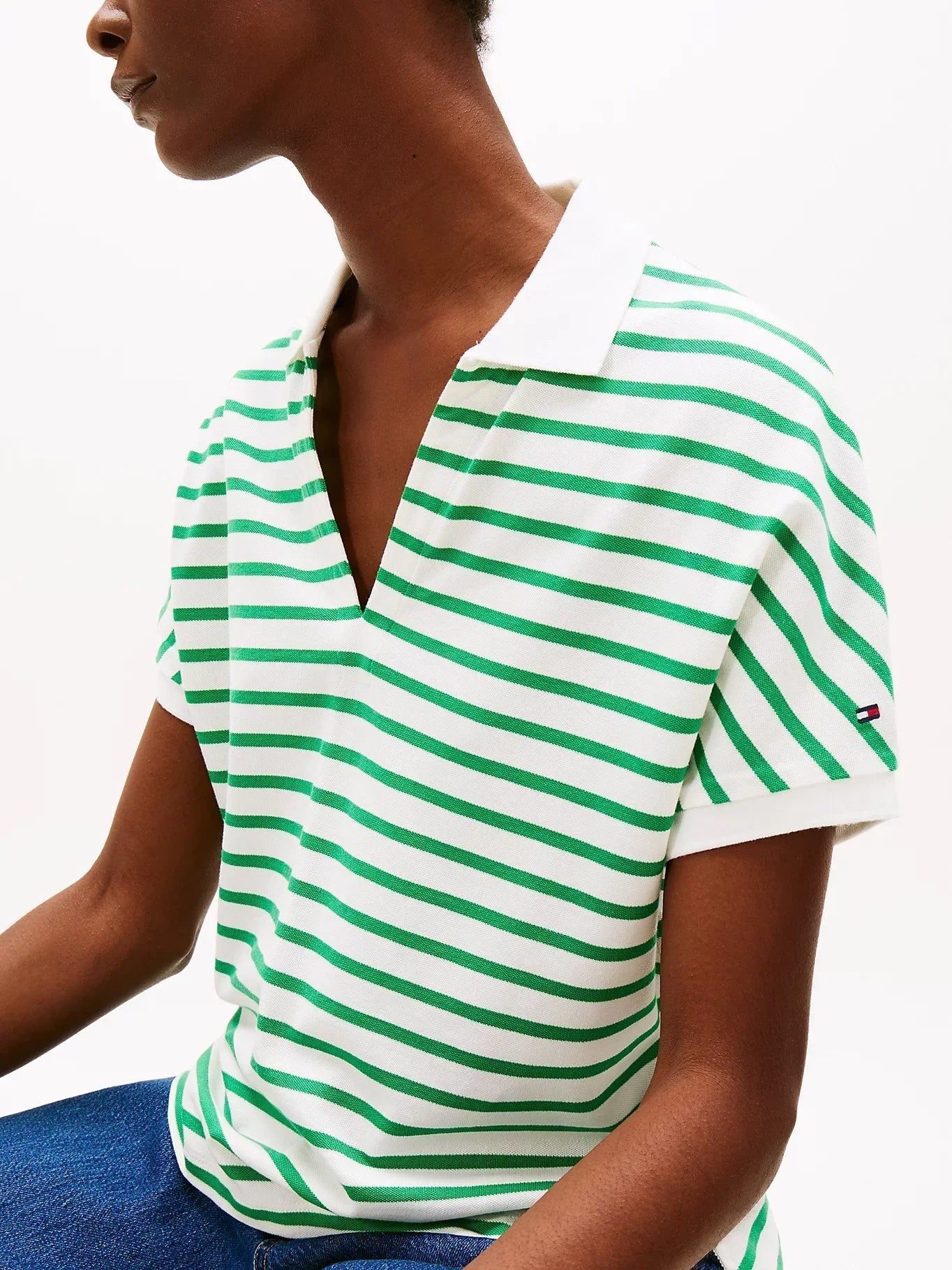 LYOCELL OPEN-NK RELAXED POLO SS 240945 - LUX54