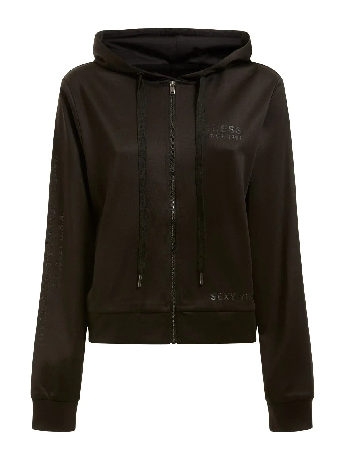MARTHE SWEATSHIRT - ECO POLISH PONTE W2BQ15KB7K2 JBLK - LUX54