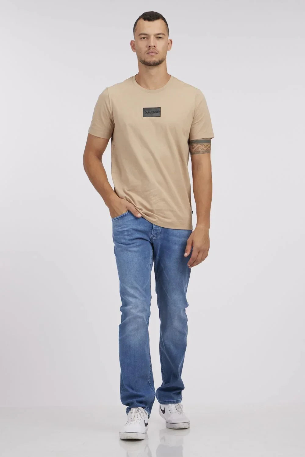 N.S-MENS STRAIGHT DENIM-BLUE D 1-180241H - LUX54