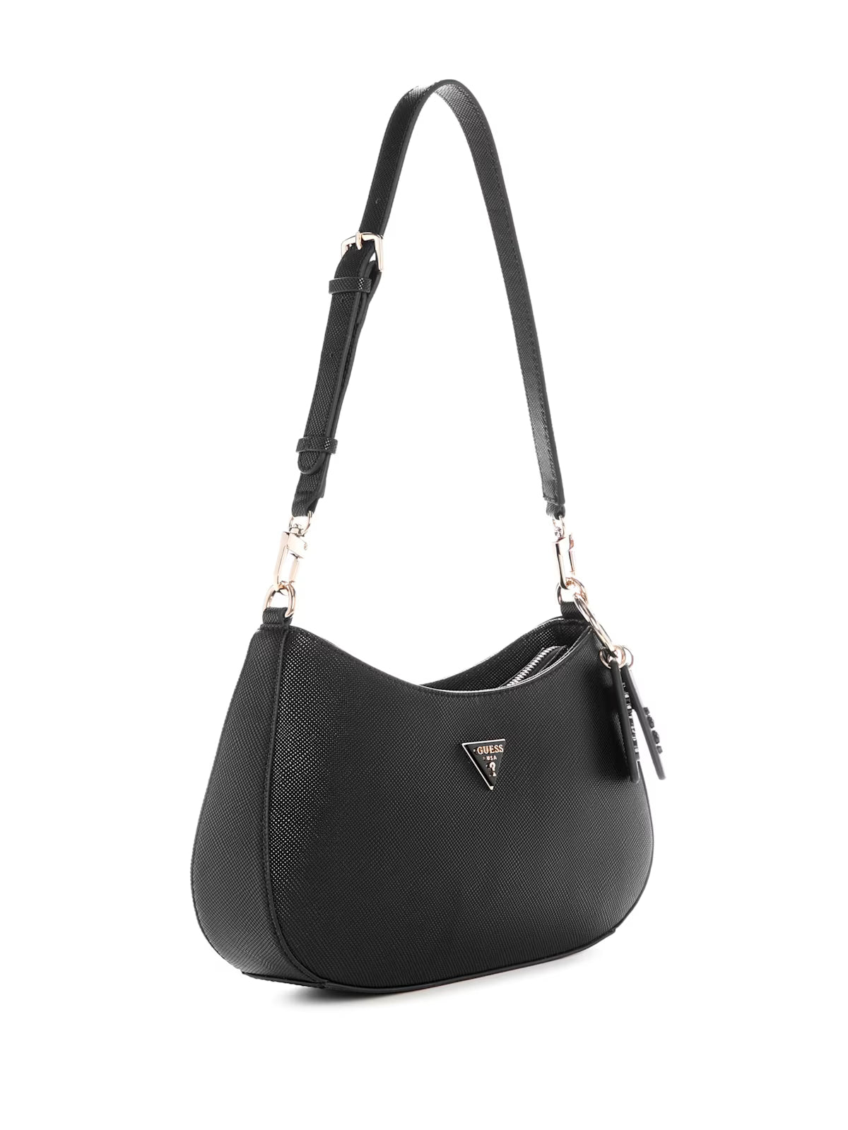 NOELLE II TOP ZIP SHOULDER BAG BLA - LUX54