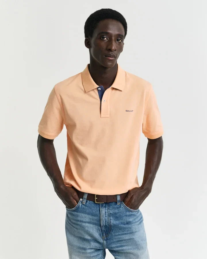 REG CONTRAST PIQUE SS POLO 848 - LUX54