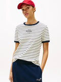 REG MONOTYPE STRIPE C-NK SS 240970 - LUX54