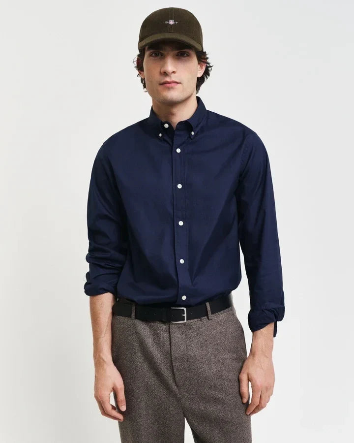 REG PINPOINT OXFORD SHIRT 410 - LUX54