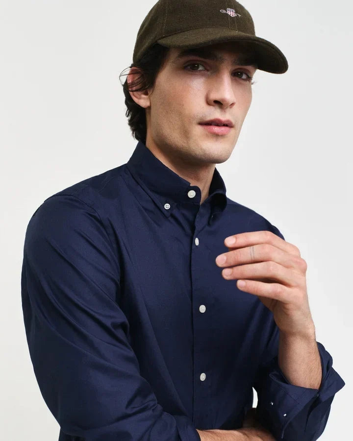REG PINPOINT OXFORD SHIRT 410 - LUX54