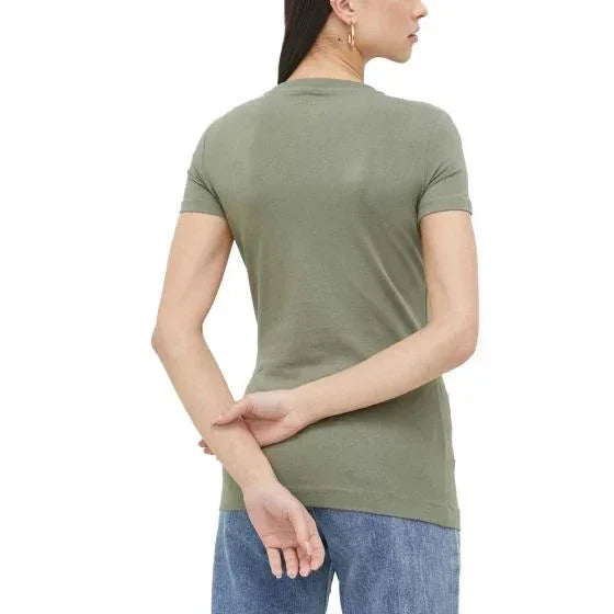 ROUND LOGO TEE - MID ORGANIC STRETCH JERSEY 180 W3GI38J1314 G831 - LUX54