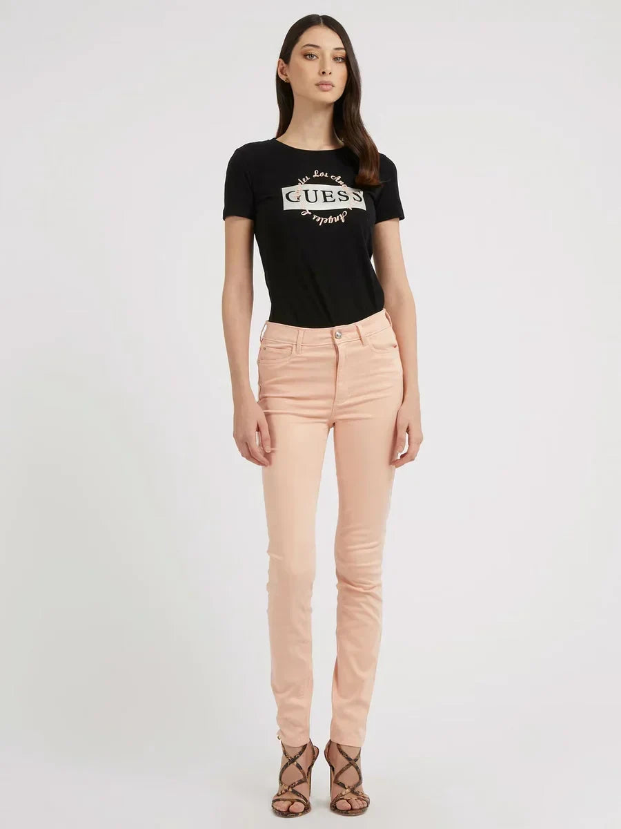 ROUND LOGO TEE - MID ORGANIC STRETCH JERSEY 180 W3GI38J1314 JBLK - LUX54