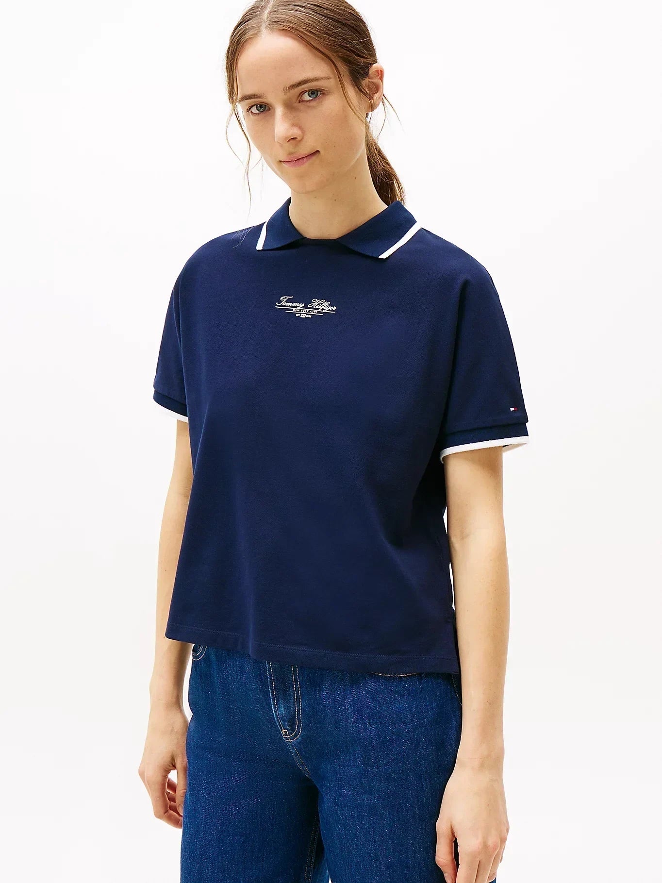 SCRIPT CREW-NK POLO SS 241033 - LUX54