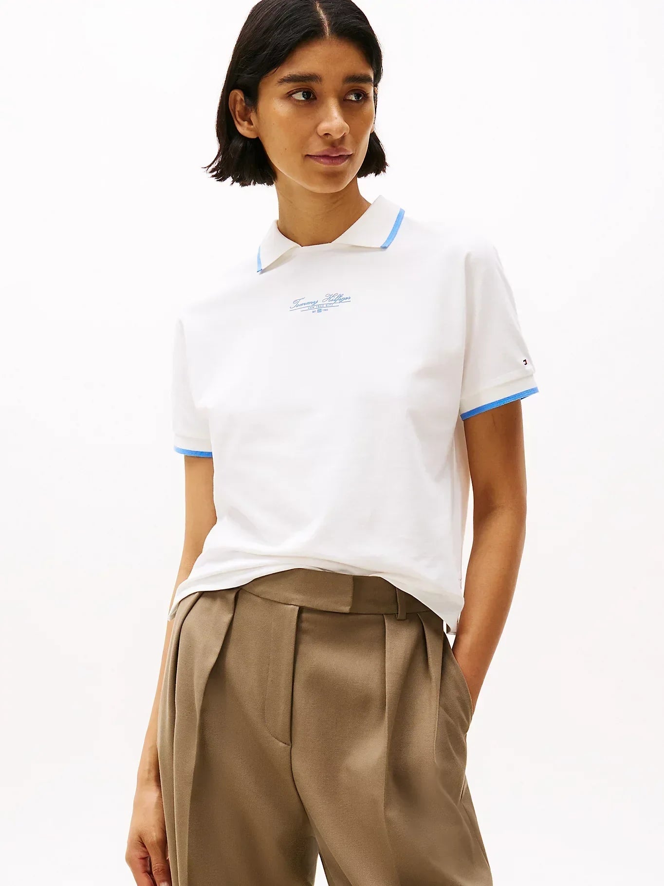 SCRIPT CREW-NK POLO SS 241034 - LUX54