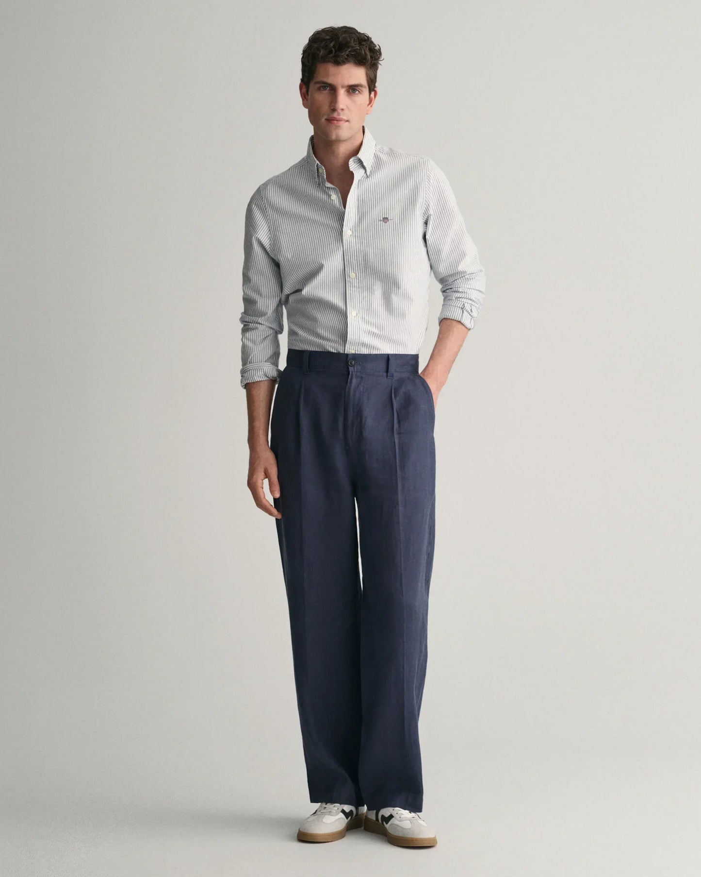 SLIM CLASSIC OXFORD STRIPE SHIRT 423 - LUX54