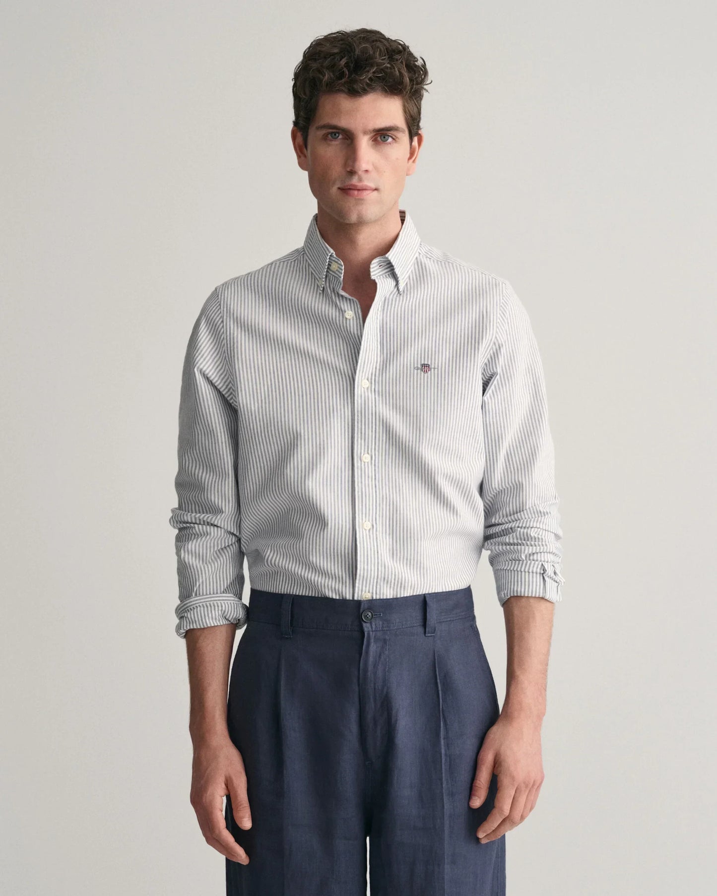 SLIM CLASSIC OXFORD STRIPE SHIRT 423 - LUX54