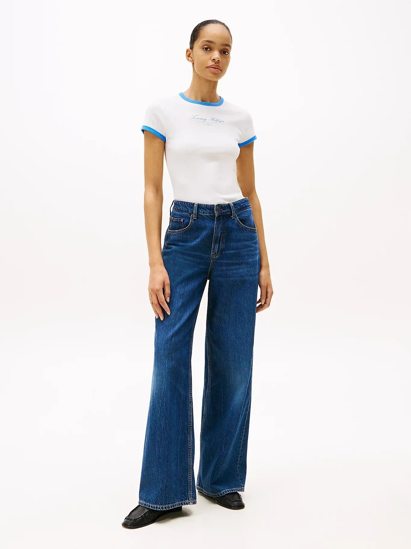 SLIM SCRIPT T-SHIRT SS 240969 - LUX54