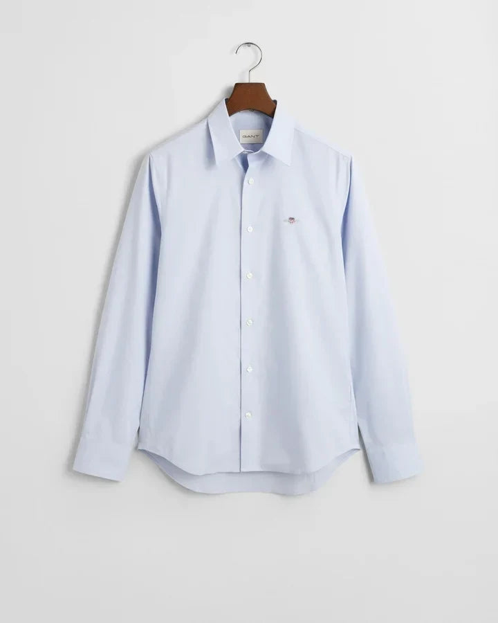 SLIM STRETCH POPLIN SHIRT 455 - LUX54