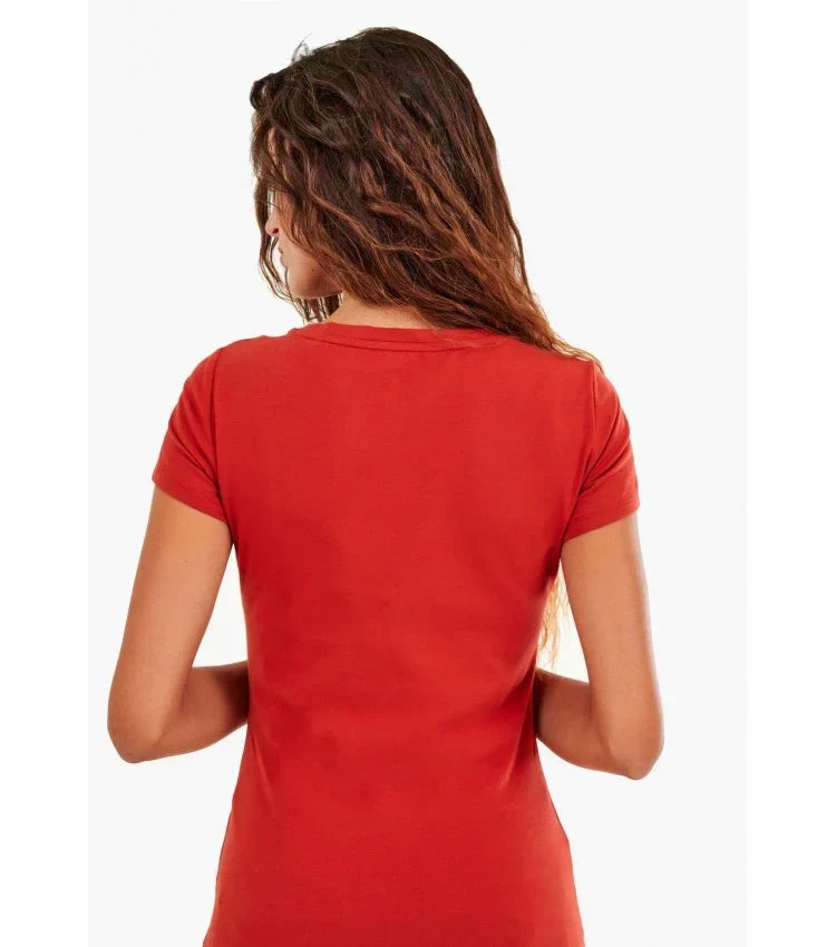 SS CN BRYANNA TEE - STRETCH JERSEY 180 SOLID W2YI28J1300 A50G - LUX54
