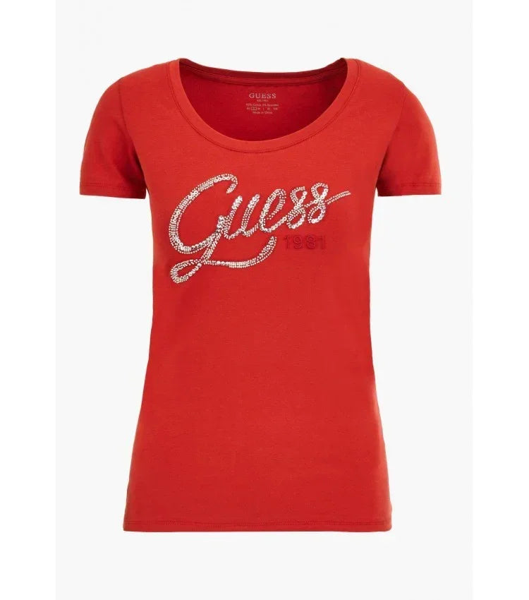 SS CN BRYANNA TEE - STRETCH JERSEY 180 SOLID W2YI28J1300 A50G - LUX54