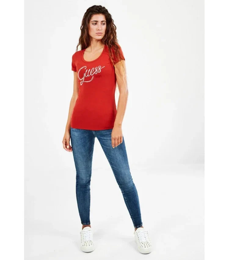 SS CN BRYANNA TEE - STRETCH JERSEY 180 SOLID W2YI28J1300 A50G - LUX54