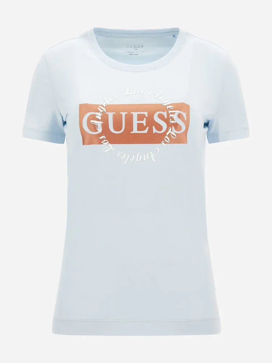 SS CN ROUND LOGO TEE - MID ORGANIC STRETCH JERSEY 180 W3GI38J1314 G7EJ - LUX54