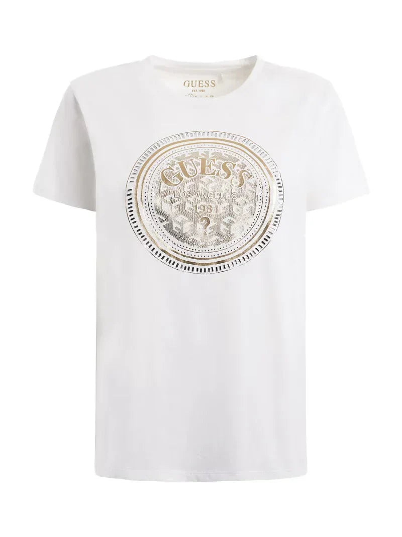 SS GUESS WATCH LOGO - ORGANIC COTTON JSY 140 W3RI01K9RM1 G011 - LUX54