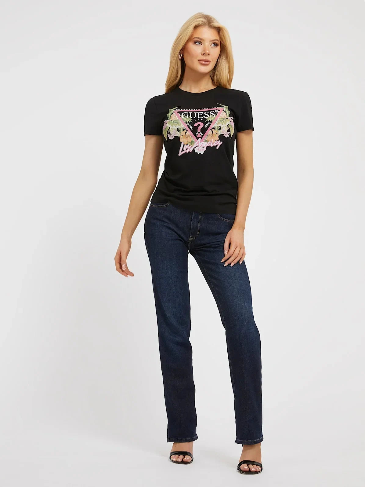 SS TRIANGLE FLOWE - MID ORGANIC STRETCH JERSEY 180 W3GI41J1314 JBLK - LUX54