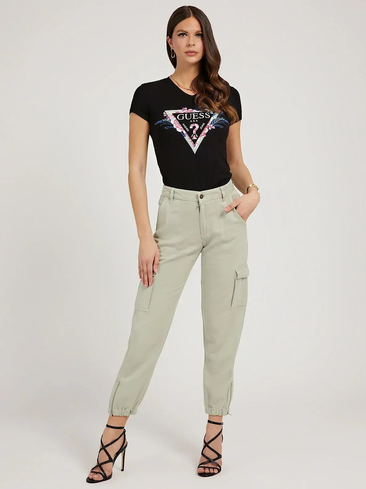 SS VN KATHE TEE - ORGANIC STRETCH JERSEY 180 W2GI06J1311 JBLK - LUX54