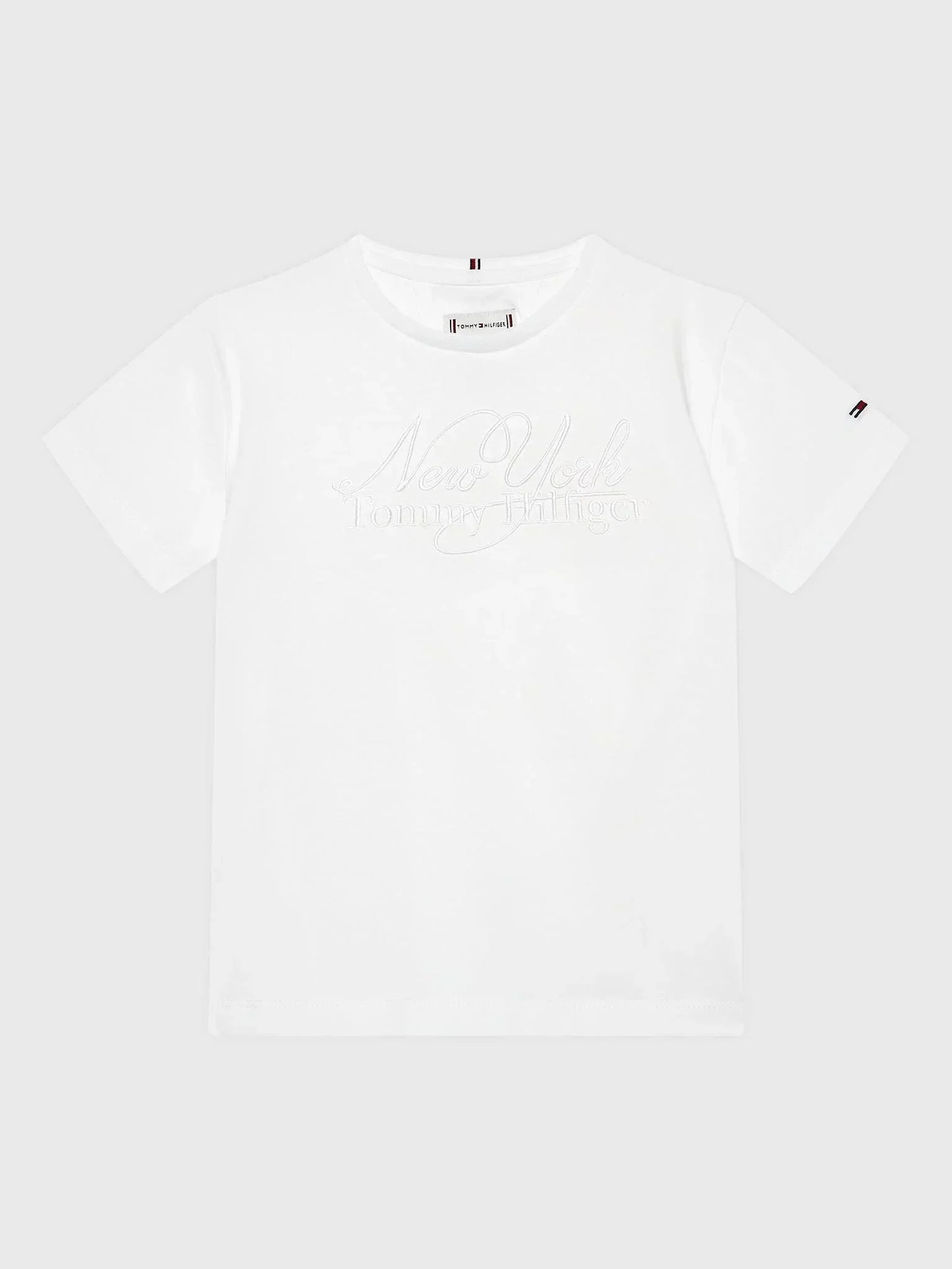 T TOMMY NY SCRIPT TEE S/S 212364 - LUX54