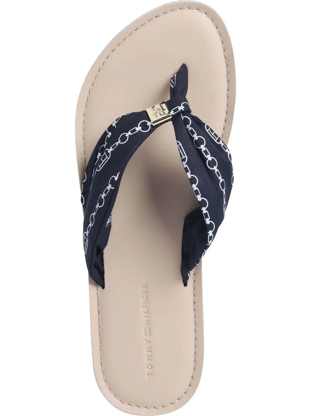 TH CHAIN PRINT ELEVATED SANDAL 240462 - LUX54