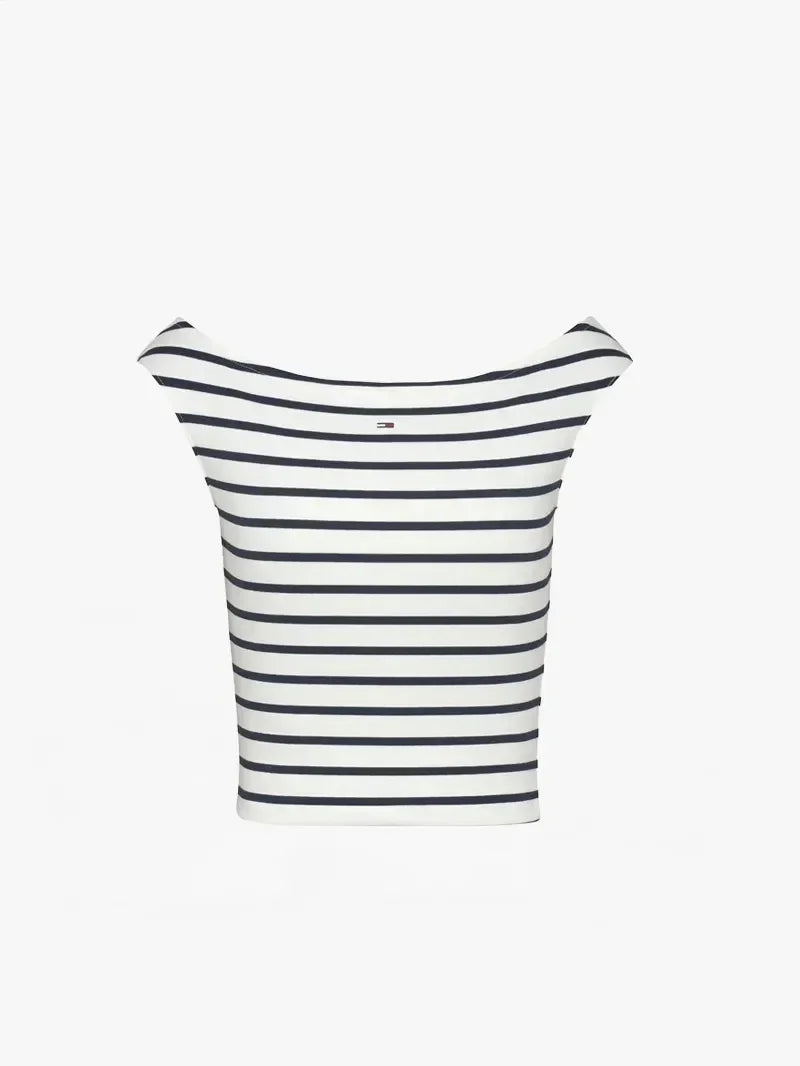 TJW BOAT NECK TOP SS EXT 240066 - LUX54