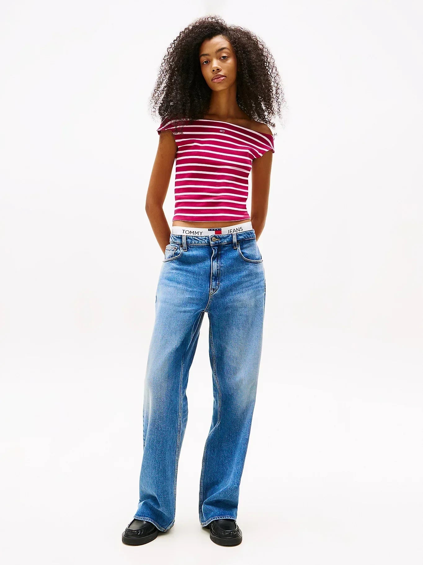 TJW BOAT NECK TOP SS EXT 240068 - LUX54